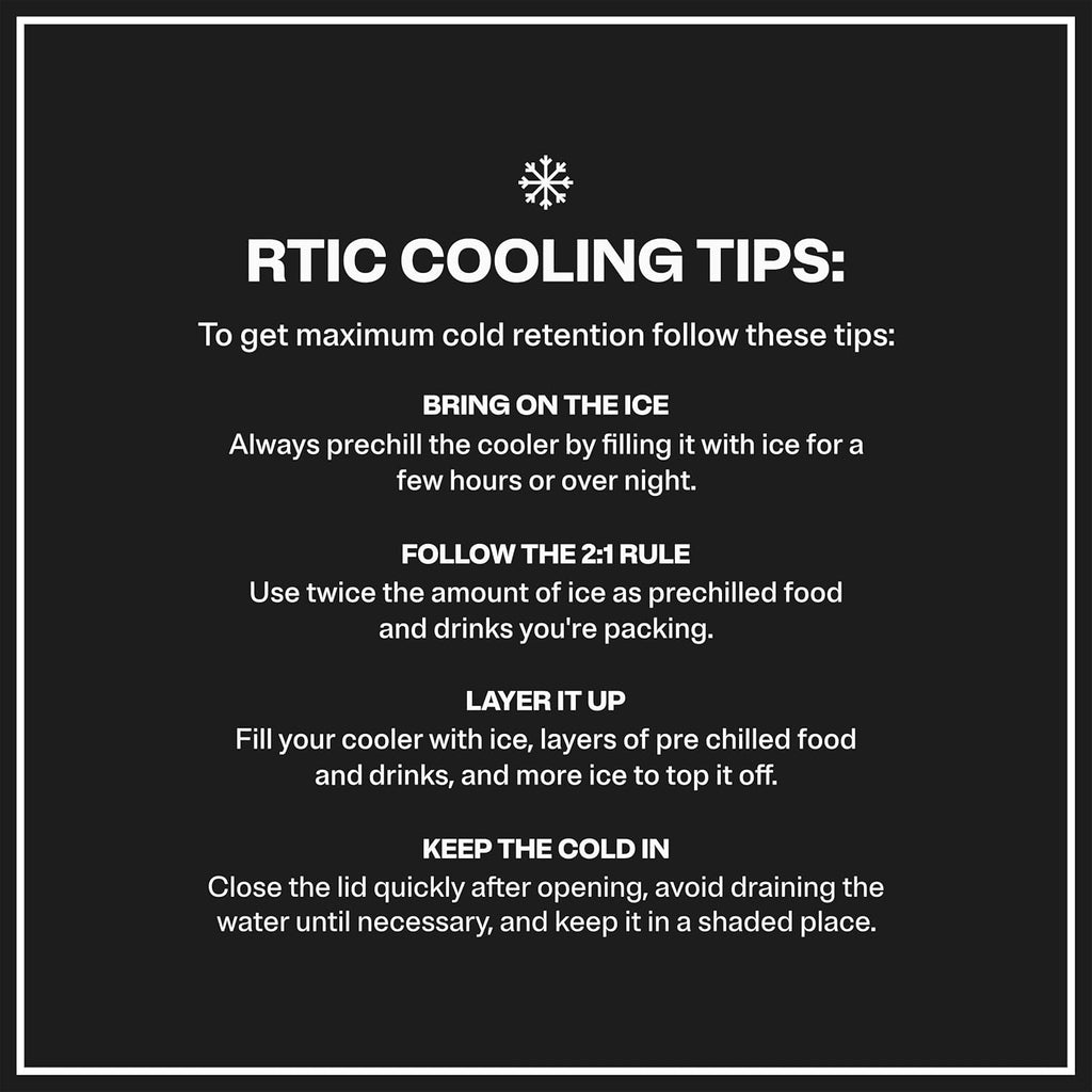 RTIC Ultra-Light 32 Quart Hard Cooler - Insulated Portable Ice Chest for Drinks & Beach Activities