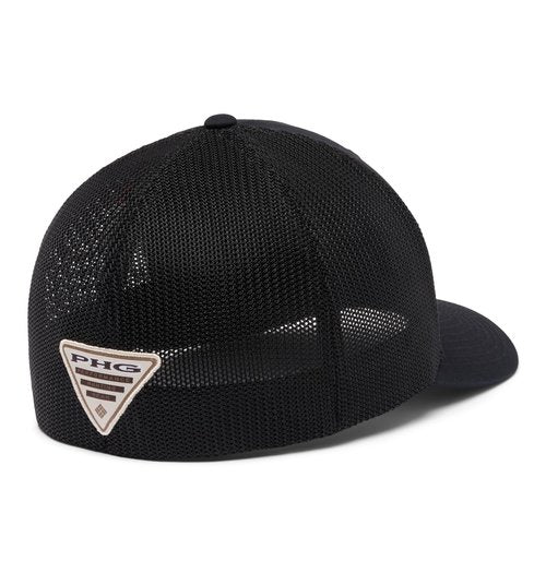Columbia Unisex PHG Antlers Mesh Ball Cap, Black/Delta Hunter Diamond, L/XL