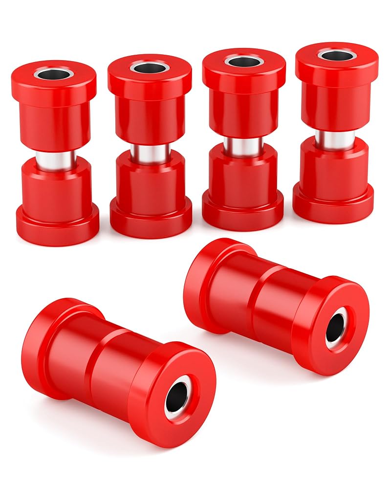 Polyurethane Rear Bushing Set for Club Car Precedent (2004-2026) - 12Pcs Kit with Sleeves