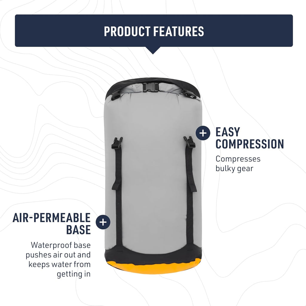 Sea to Summit eVac Compression Dry Bag - Waterproof Storage Sack for Outdoor Adventures