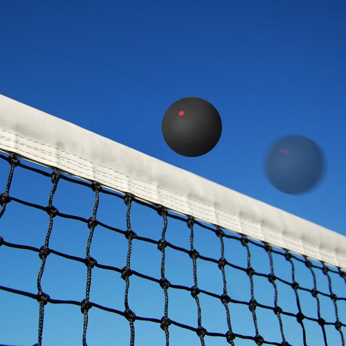 Toddmomy 4 Pcs Squash Balls, Double Yellow Dots, Single Yellow Dots, Single Red s, Blue, Sports Squash Ball High Bounce Squash Ball for Beginners and Training