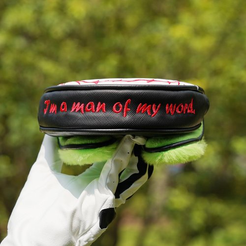 Funny Golf Head Covers, Putter Cover for OZ1 MEZZ 1 MEZZ1 MAX Putters, Center Shaft Mallet Putter Cover with Magnetic Closure, PU Leather Material, Golf Gift for Men and Women, Joker