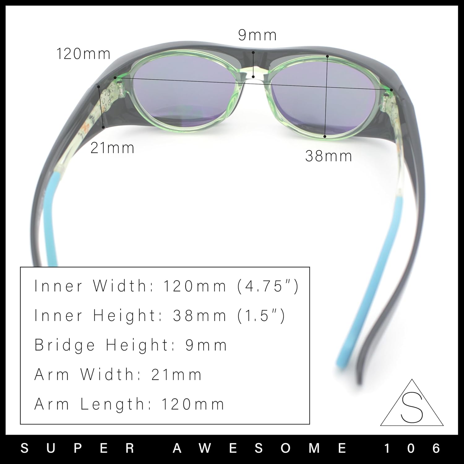 Skiennix Polarized Kids Sunglasses - Anti-Glare 48mm Fit Over OTG Design for Toddlers & Small Children