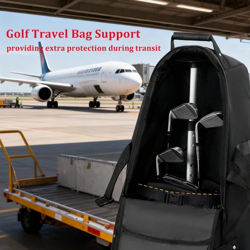 WIGERLON Travel Golf Bag Support Rod to Protect Golf Club,Stiff Arm for Golf Travel Bag,Golf Travel Bag Support Pole