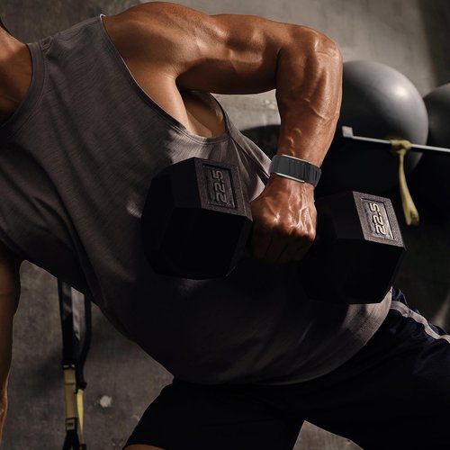 surundo Silicone Sport Band Compatible with Whoop 4.0 Band Strap Men Women, Soft Breathable Sport Adjustable Waterproof Replacement Wristbands Straps for Whoop 4.0 Bands