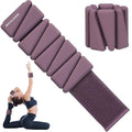 Ankle & Wrist Weights Set of 4 (2 lb Each) Adjustable for Exercise — BECOJADDE Deep Plum
