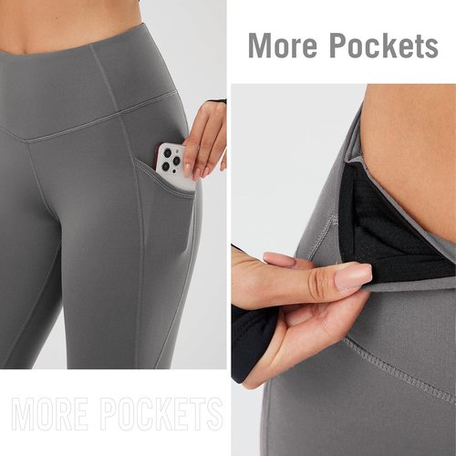 Baleaf Women's Fleece-Lined Leggings - Thermal Warmth for Cold Weather | 1 Pocket Design