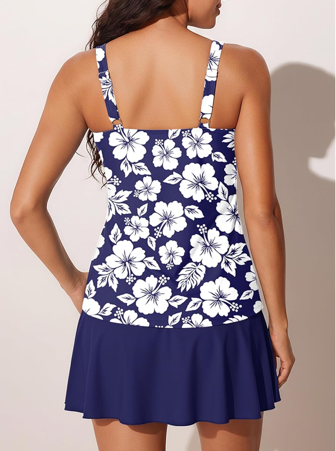 Summer Mae Tankini Swimsuit - Tummy Control Two-Piece Swimdress in Stylish Print | 2026 Collection