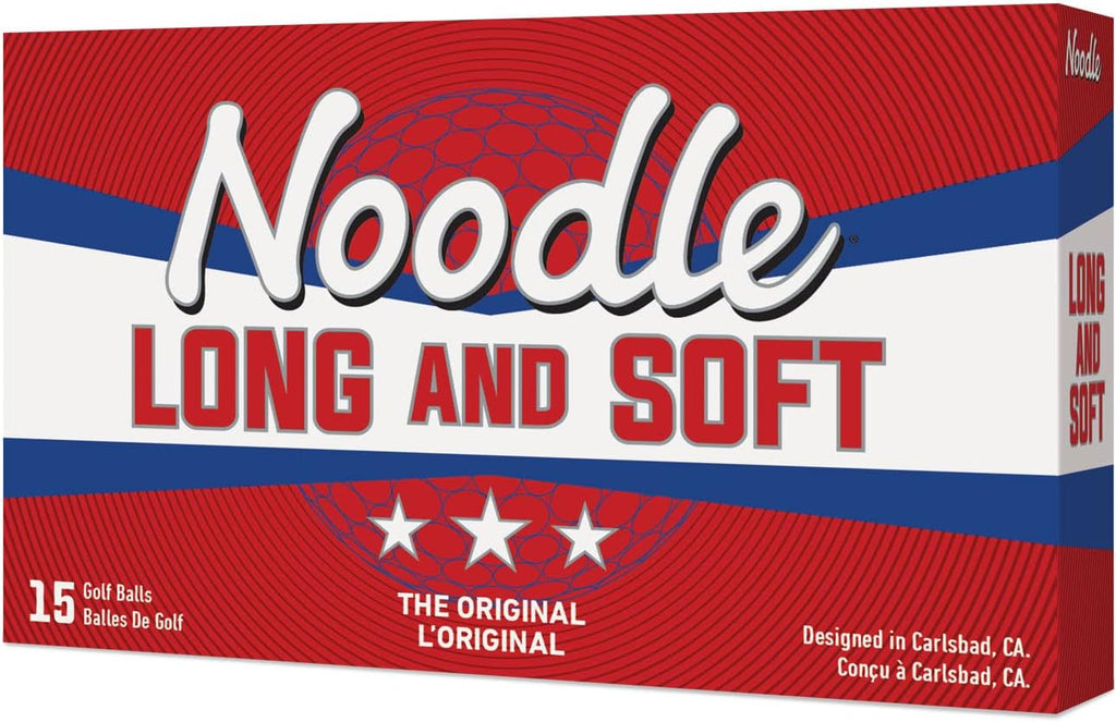 TaylorMade Noodle Golf Balls - Ultra-Soft 34 Compression Core for Enhanced Feel & Spin | Patented Dimple Design