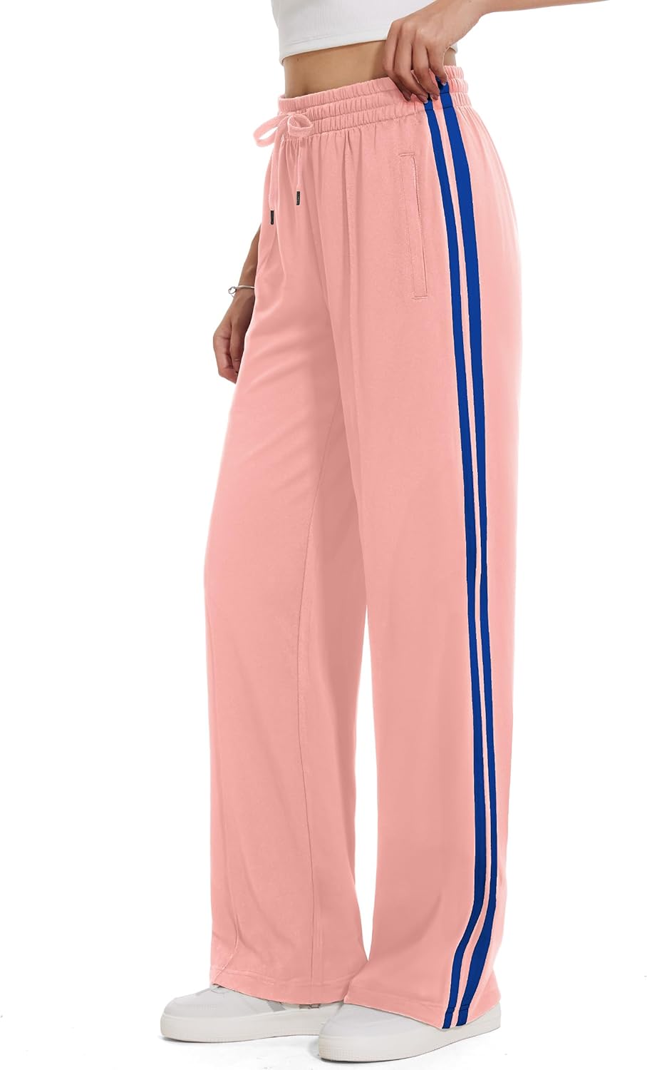 Tapata Women's Track Pants - Loose Straight Leg Jogging Sweatpants for Athletic Comfort | Sizes 28-36