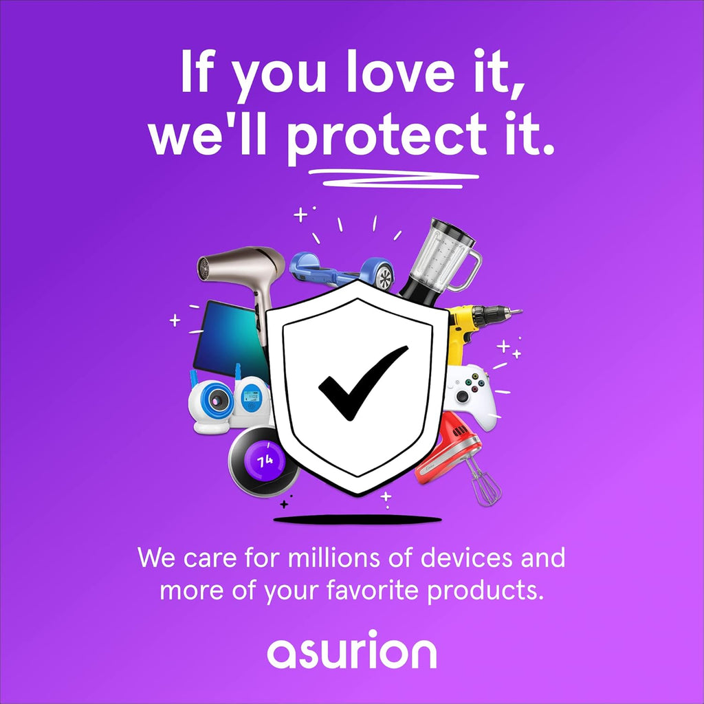 ASURION 2-Year Ride-On Protection Plan | Comprehensive Coverage for $50 - $59.99