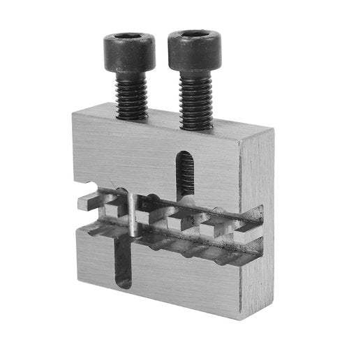 naxepantry #35 Chain Breaker Tool Racing Chain Press Tool CNC Steel Constructure Silver