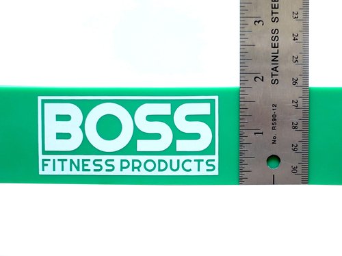 BOSS FITNESS PRODUCTS - Assisted Pull Up Bands - Power Lifting Bands - Resistance Loop Bands - Stretching Bands - 41" Inches (Green Band)