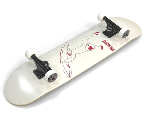 HORIZON BLUE 31.75inch Maple Skateboard Skateboard Complete for Beginners, Intermediate and Pros (Mimic)