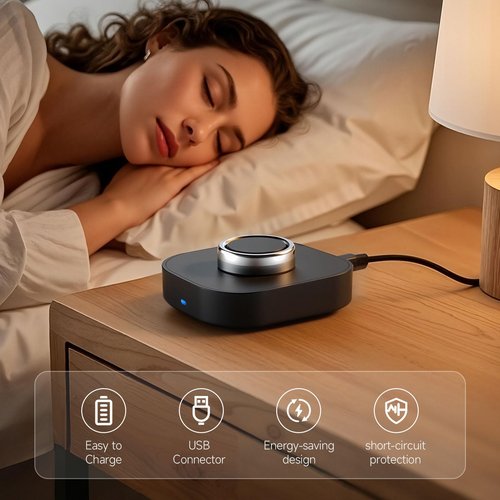 VOVELF Compatible with Oura Ring 4 Charger,Fast Charging Dock and USB-C Cable - Oura Ring 4 Must-Haves for Users (Black, Size 9)