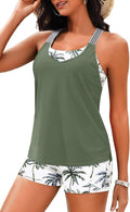 Daci Tankini Swimsuits for Women | 2025 2-Piece Bathing Suit with Tummy Control Shorts