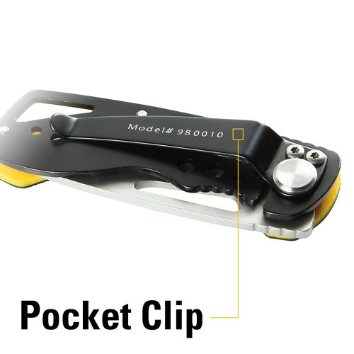 CAT980010 Caterpillar Framelock, Black G10 Handle, 2"