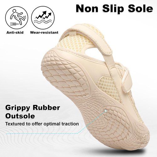 BARERUN Women's Quick-Dry Water Shoes - Breathable Non-Slip Outdoor Sandals for Hiking & Beach