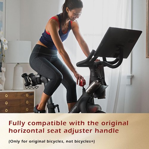 AQDD Exercise Bike Horizontal Seat Adjustment Lever and Square Nut Kit for Peloton Seat Lever Replacement Handle Parts