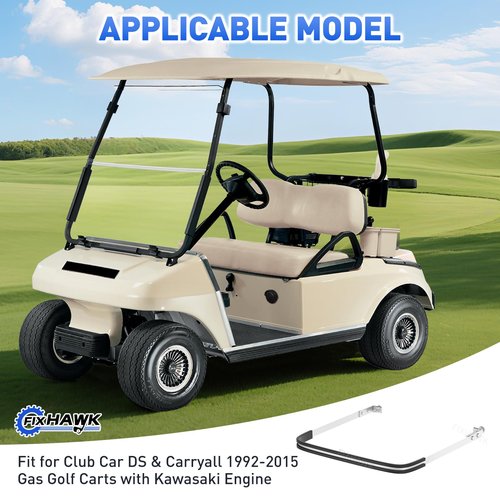 Rear Fuel Strap Kit for Club Car DS & Carryall 1992-2015 Gas Golf Cart , Replace OEM # 1014928