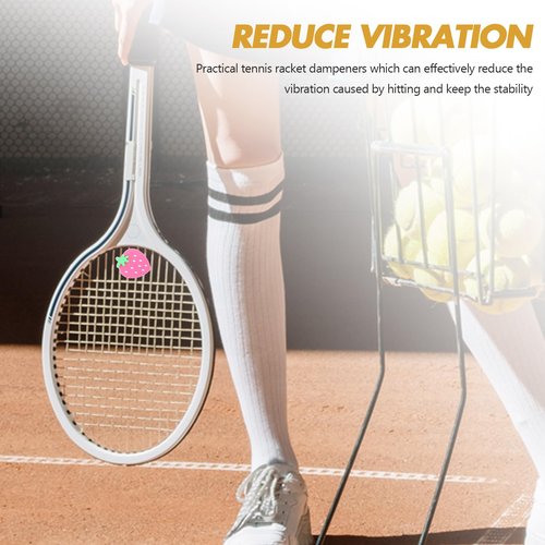 YARNOW Mini Tennis Racket Shock Absorbers 3 Pack Vibration Dampeners for Racquet Stability Lightweight Tennis Accessories to Reduce Impact
