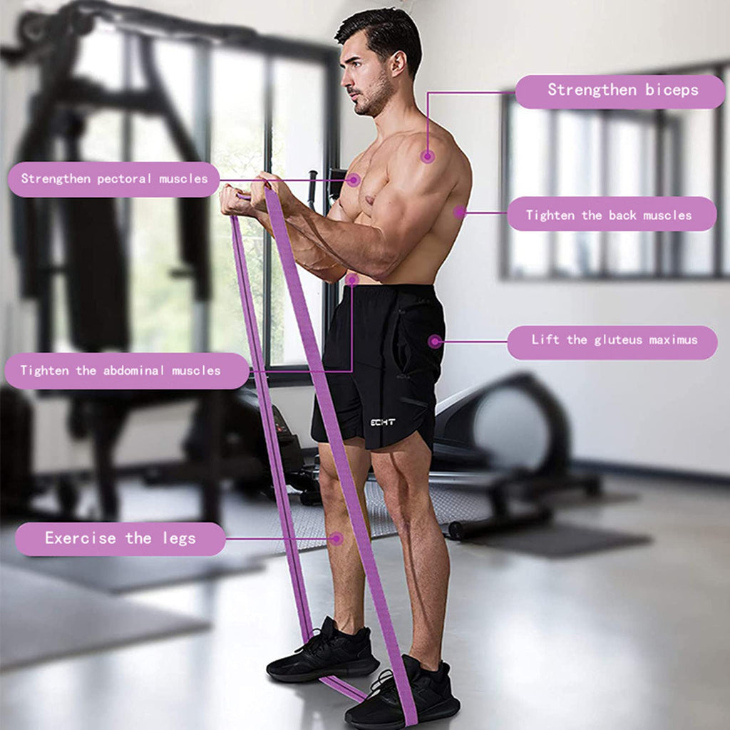 SUWEI Resistance Exercise Band for Legs or Buttocks, Suitable for Women/Men Sports, Yoga Elastic Band Stretching Resistance Fitness Exercise at Home or Gym