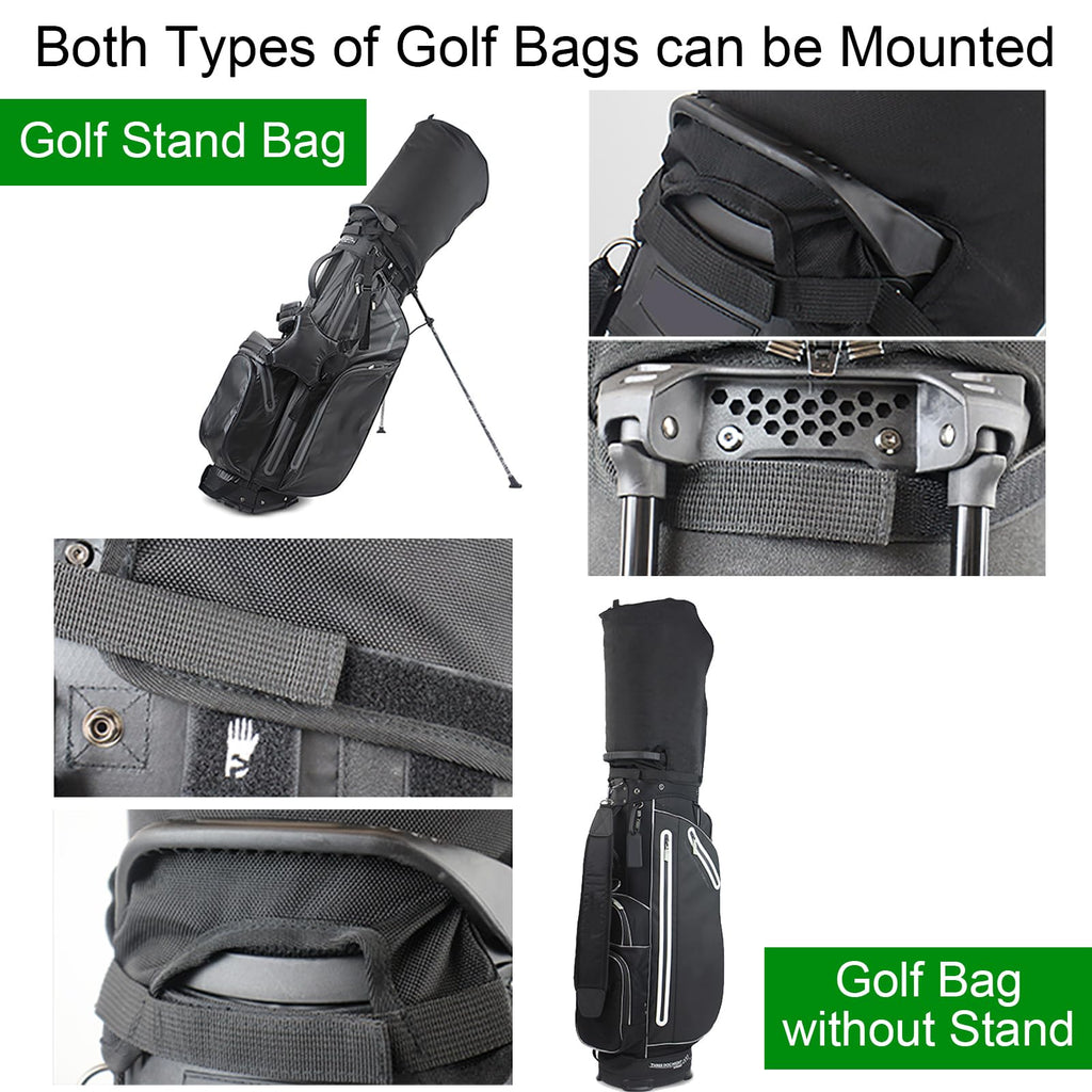 SYCFQX Golf Bag Cover Rain Hood Waterproof, Rain Cape for Golf Bags fit Almost All Tour Bags Golf Bags or Carry Cart for Mens Women Golfer (Black)