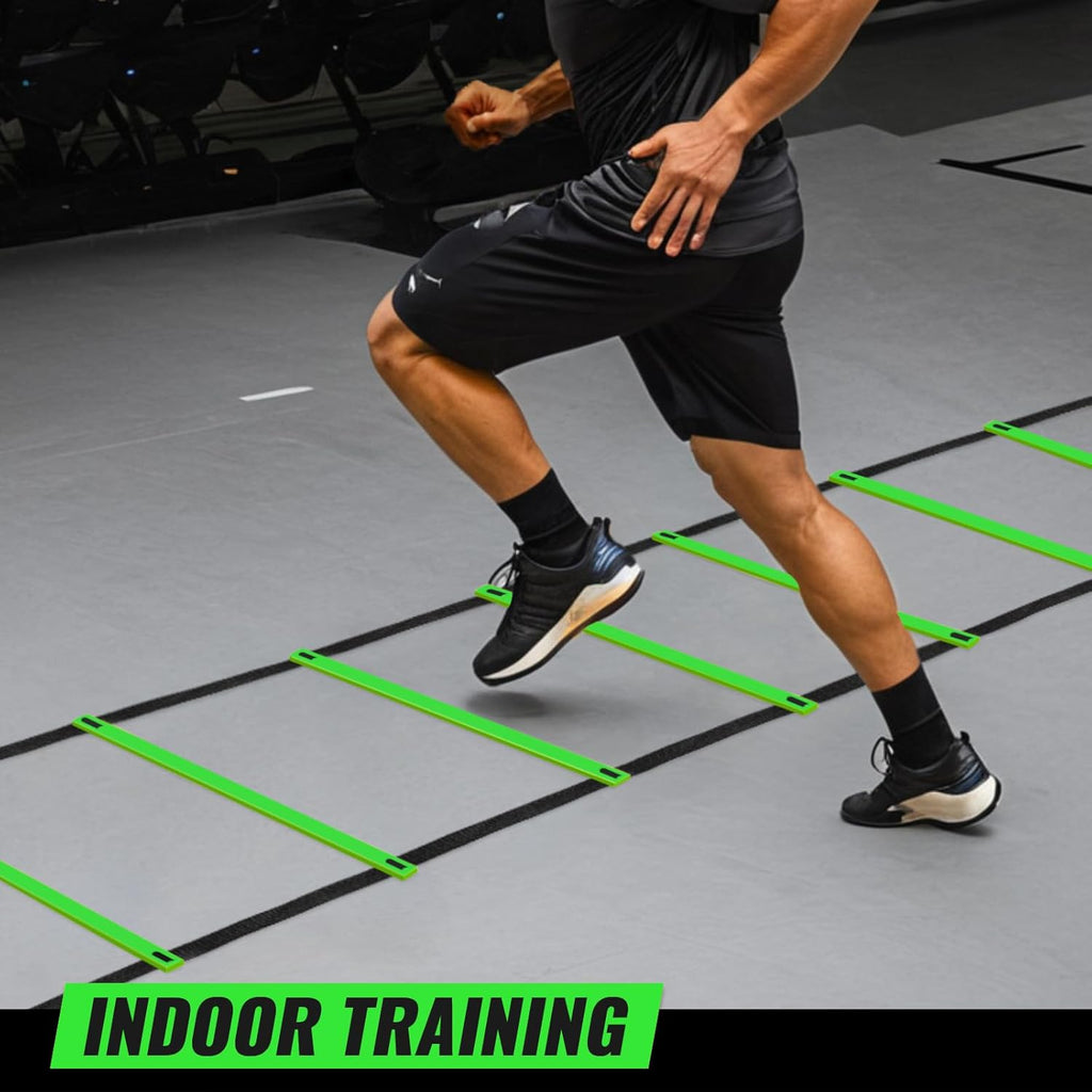 Teenitor Agility Ladder - Speed Training Equipment for Soccer & Football | 13 Rungs, 23 Feet with Carry Bag
