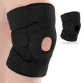 Foilswirl 1 Pcs Kids Knee Brace with Side Stabilizers Patella Gel Pads Adjustable Straps Youth Child Knee Brace Support for Meniscus Tear Sports, Meniscus Tear (Black)