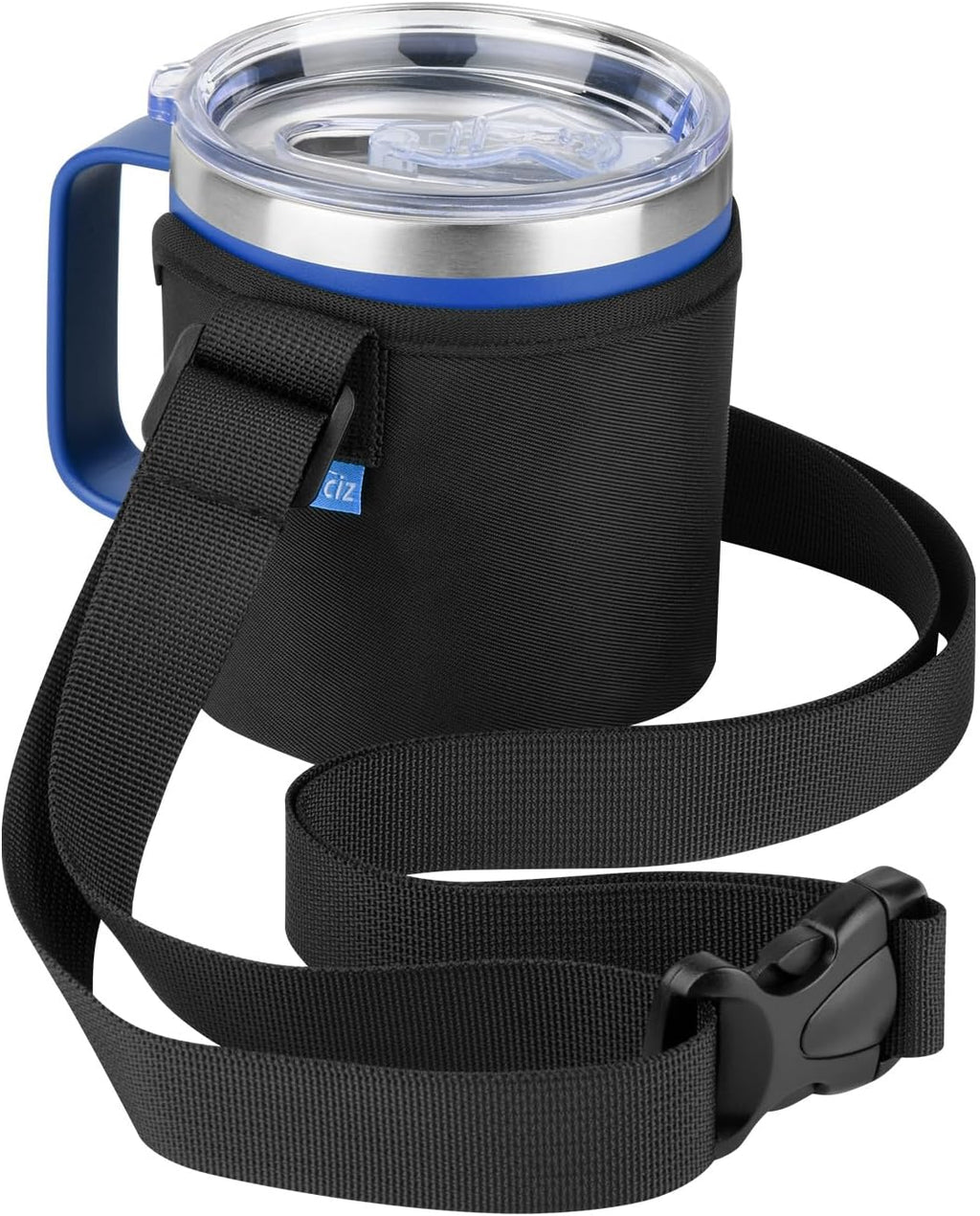 YETI Water Bottle Carrier Bag - Adjustable Nylon Sling Sleeve for 14 oz Rambler Mug | Perfect for Hiking & Camping