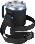 YETI Water Bottle Carrier Bag - Adjustable Nylon Sling Sleeve for 14 oz Rambler Mug | Perfect for Hiking & Camping