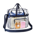 MAY TREE Clear Stadium Bag - 12x6x12 Clear Tote with Reinforced Straps for Work & Events