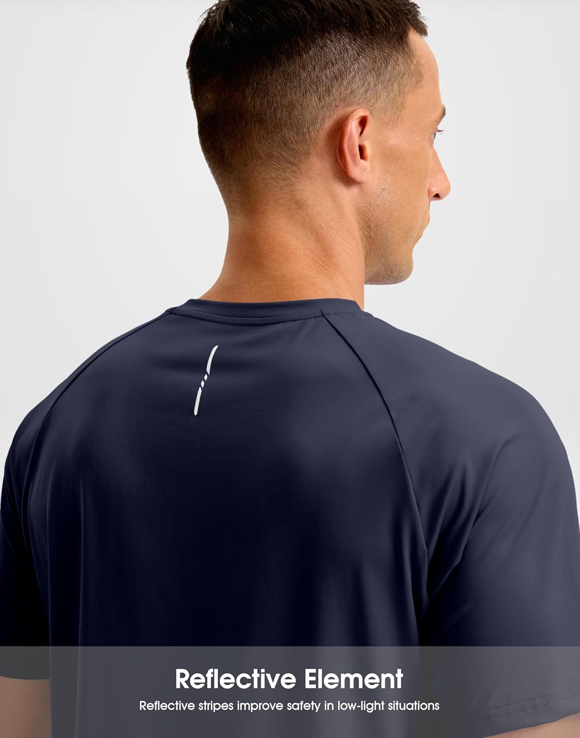 Soothfeel Men's Quick-Dry Athletic Running T-Shirts - Short Sleeve Moisture-Wicking Gym Tees