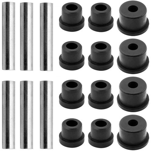 Roykaw Golf Cart Rear Leaf Spring Bushing and Sleeve Kit Compatible with EZGO RXV 2008-up Gas and Electric Models, Complete Set -18 PCS, Replaces OEM# 620160, 620161, 624030
