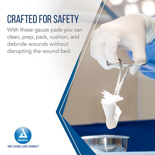 Dynarex 12-Ply Gauze Sponge Sterile 4 x 4 1 Box(ES) 100 per Box