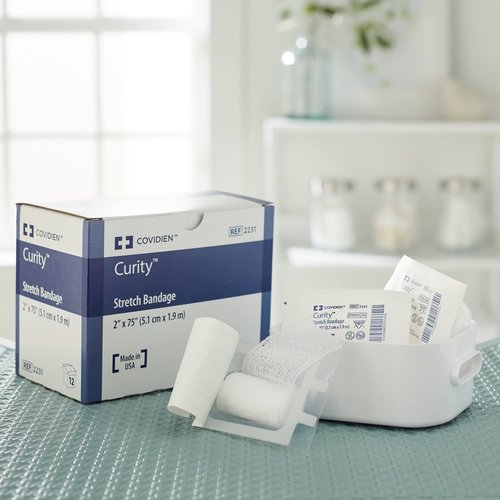 Kendal Curity Gauze Roll Bandage Sterile 2'' 12/Box