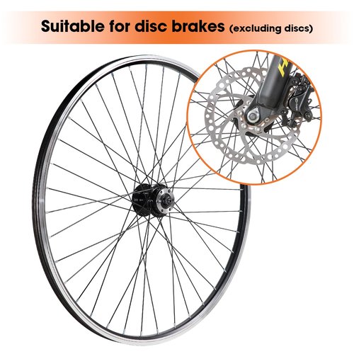 Hiland 29" x 1.75" Alloy Bike Rim for 1.75 to 2.215 Inch Tire, Front & Back MTB Wheelset for Dis Brake with 7 Speed Freewheel, Bolt On Axle, Bicycle Accessories for Adult Bikes