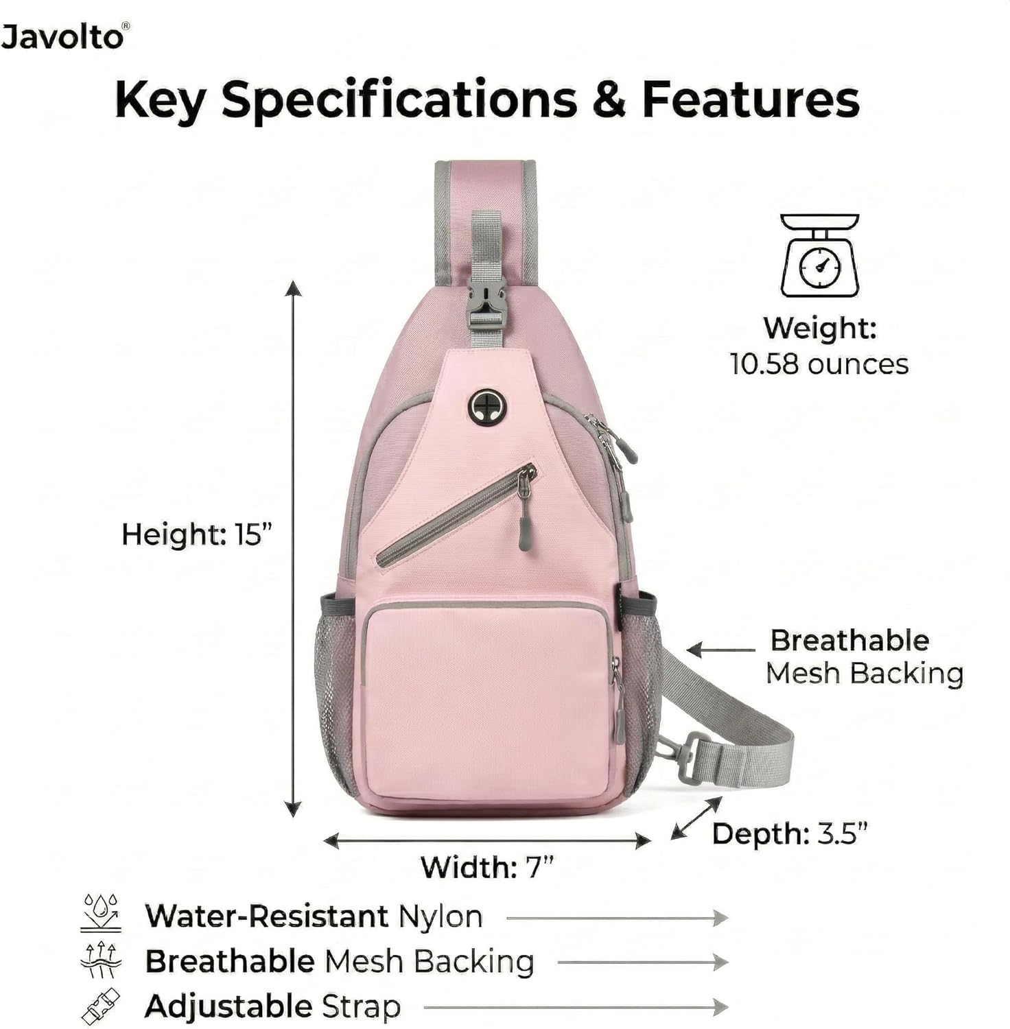 Skiennix Sling Bag for Men - Stylish Crossbody Backpack for Travel | Compact Casual Daypack