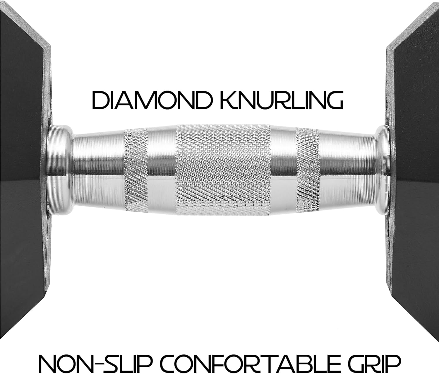 Philosophy Hex Dumbbells - Rubber Coated Hand Weights for Strength Training | Pair Set