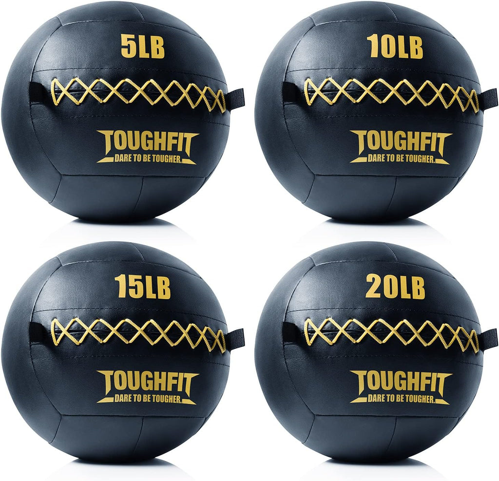 ToughFit Soft Wall Ball - Weighted Medicine Ball for Cardio & Strength Training | Perfect for Cross Training and Partner Toss