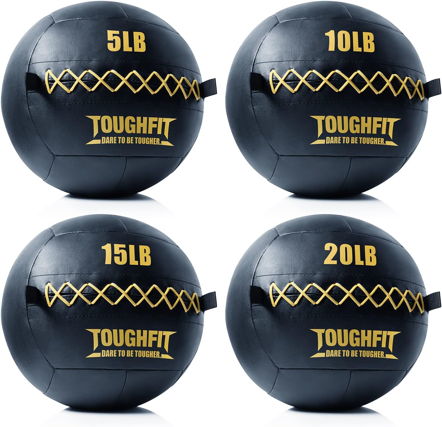 ToughFit Soft Wall Ball - Weighted Medicine Ball for Cardio & Strength Training | Perfect for Cross Training and Partner Toss