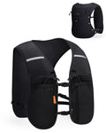 ECOHUB Running Hydration Vest Backpack, Lightweight Hydration Pack Bag Daypack for Hiking Cycling Marathon Backpack Vest for Women Men (No Bladder Included) (Black)