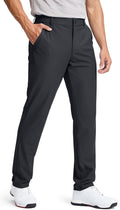 Pudolla Men's Golf Pants - Comfy Stretch Quick-Dry Casual Slacks with Pockets | Available in 30", 32", 34"