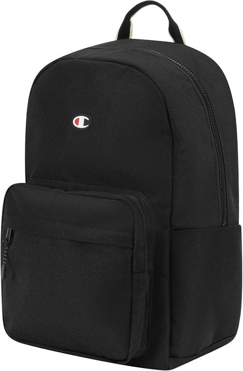 Champion Laptop Backpack - Padded Adjustable Straps & Water Bottle Pocket | Black, One Size