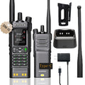 BAOFENG DM32 DMR 10W Long Range Walkie Talkie | Dual Band VHF/UHF | GPS & USB-C Rechargeable | Two Way Radio for Outdoor Hunting Emergency