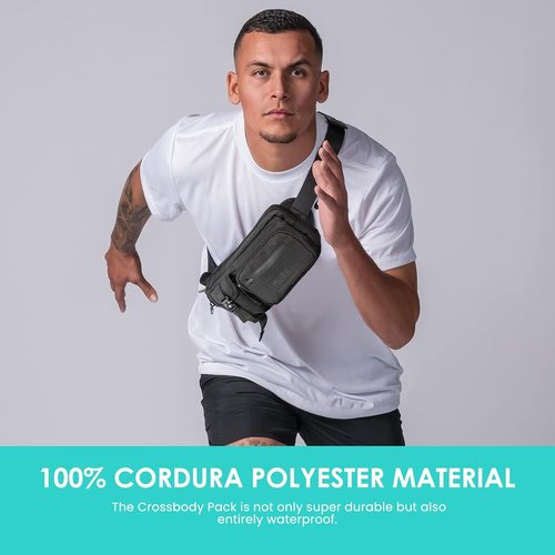 MVRK Crossbody Bag - Minimalist & Durable Design for Everyday Adventures | Ideal for EDC, Hiking, Running