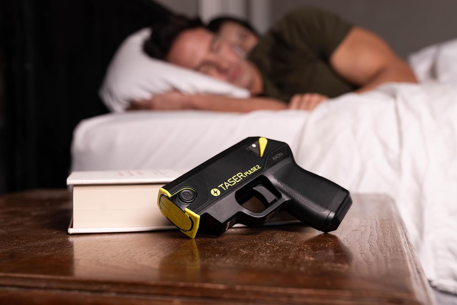 TASER Pulse 2 Self-Defense Device - Compact 8oz with 63 µC Stun Charge & 15ft Range | Includes 2 Cartridges & Carry Case