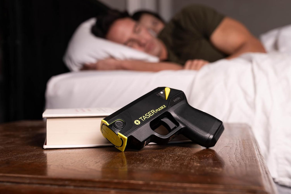 TASER Pulse 2 Self-Defense Device - Compact 8oz Stun Gun with 63 µC Charge & 15ft Range | Includes 2 Cartridges & Carry Case