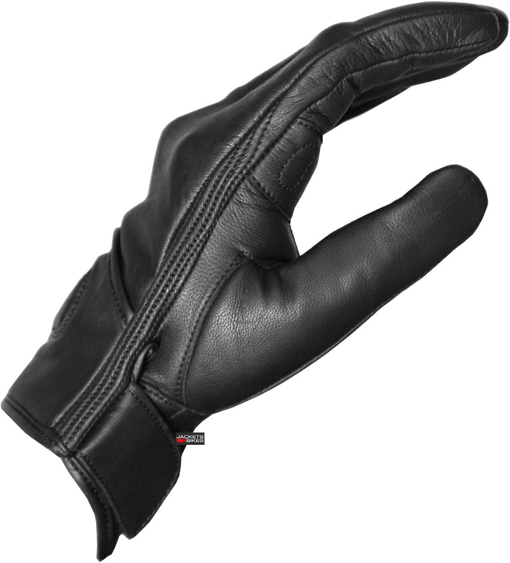 Skiennix Motorcycle Gloves - Premium Leather, Touch Screen, Non-Slip Protection for Men