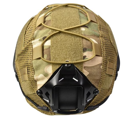 Tactical Helmet Cover,Internal Memory Foam Pads Set and Tactical Fast Airsoft Helmet Cloth for Ops-Core Fast PJ MH Helmet in Size M/L (Camo)